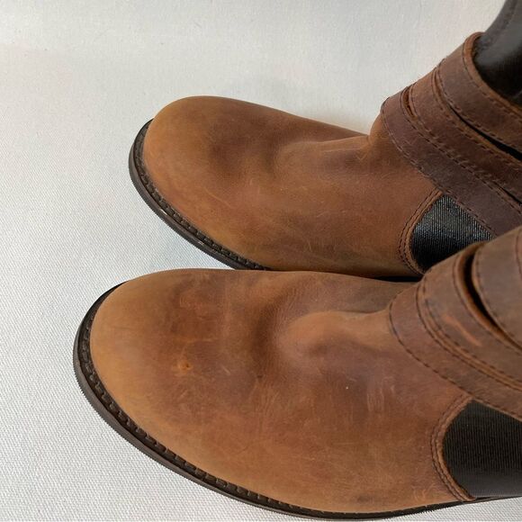 Caterpillar CAT Sabrina  Canvas boot “dogwood”  dark brown and tan 8.5 - Picture 11 of 13